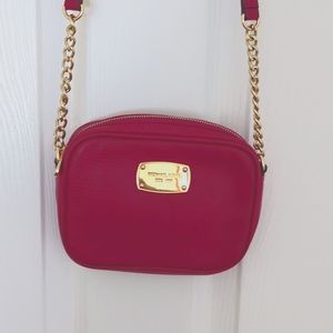 Michael Kors Small Pink Crossbody With Matching S… - image 1